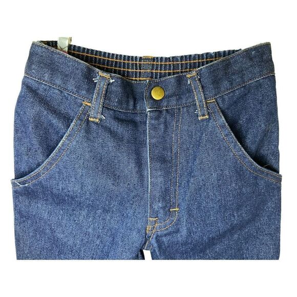 Challenger Boys Blue Straight Leg Cotton Blend Jeans Size 5 - Picture 5 of 7